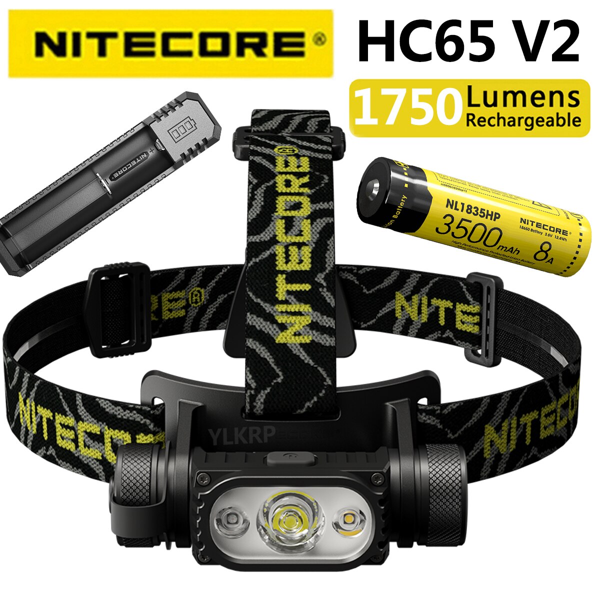 NITECORE HC65 V2 1750 , 3  ݼ ߿ ..
